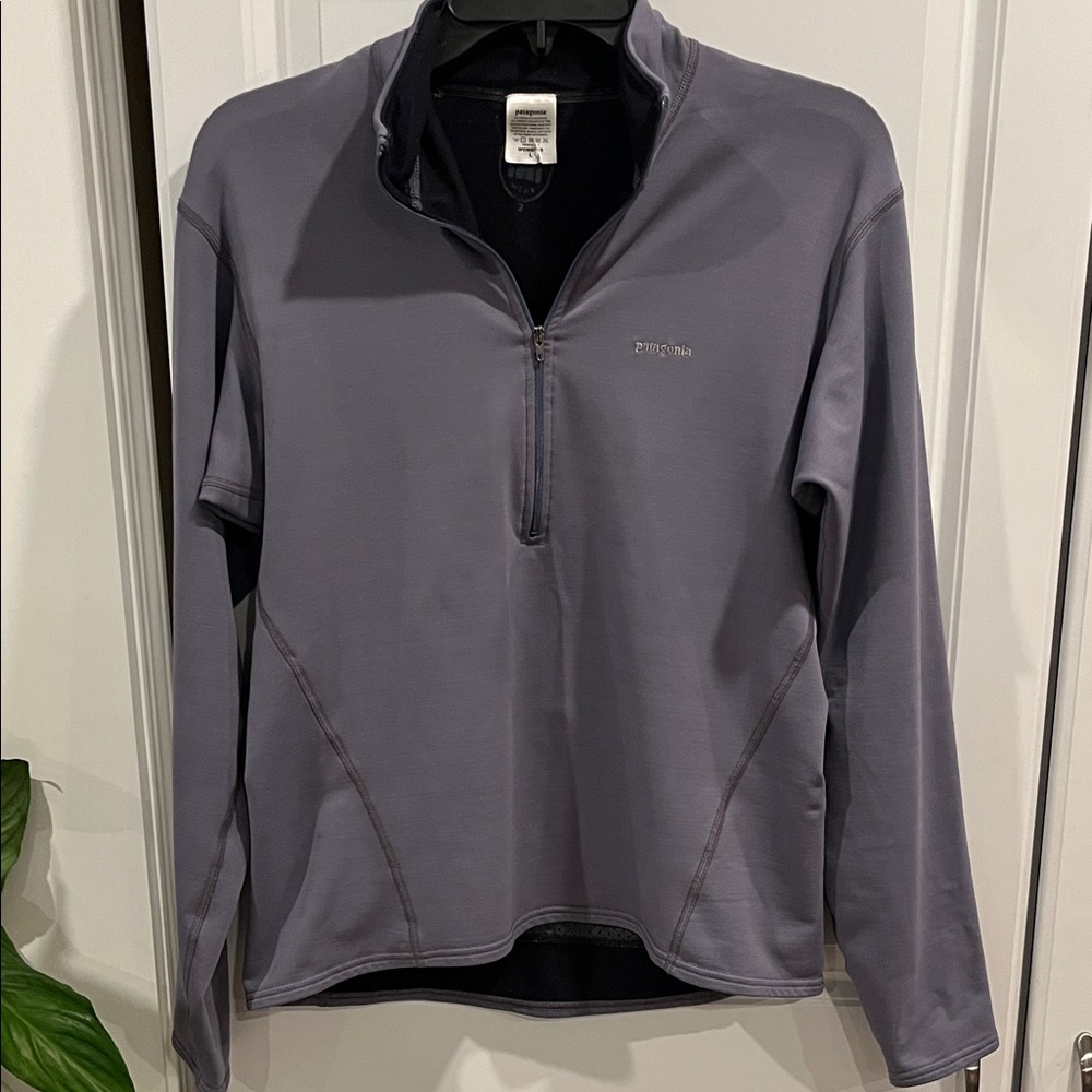 Patagonia Women's Purple Quarter-Zip Performance Top